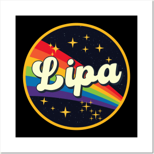 Lipa // Rainbow In Space Vintage Style Posters and Art